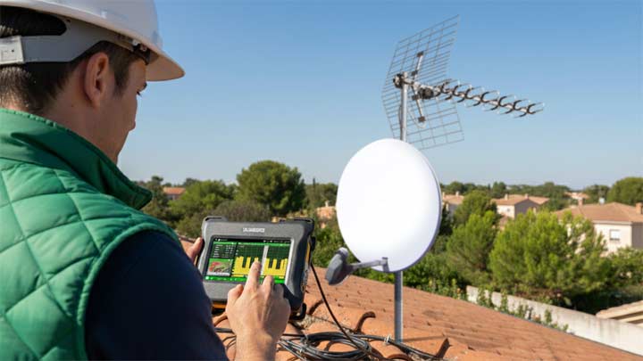 promax tv analyzer rooftop